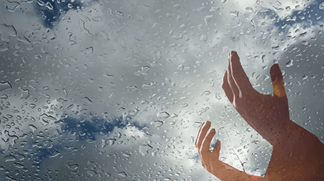 هدي النبي عند نزول المطر