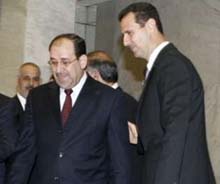 Damascus vows to back Iraqi unity