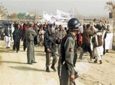 Afghans protest blasphemous Danish cartoon and Dutch film 