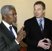 UN Calls British Spying on Annan Illegal