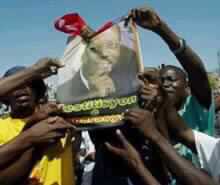 Aristide Supporters Protest 