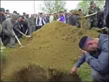 Akhmad Kadyrov Buried