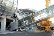 Terminal Evacuated as Workers Hear Cracking